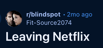 Reddit post: Gilmore Girls leaving Netflix US after 12 years